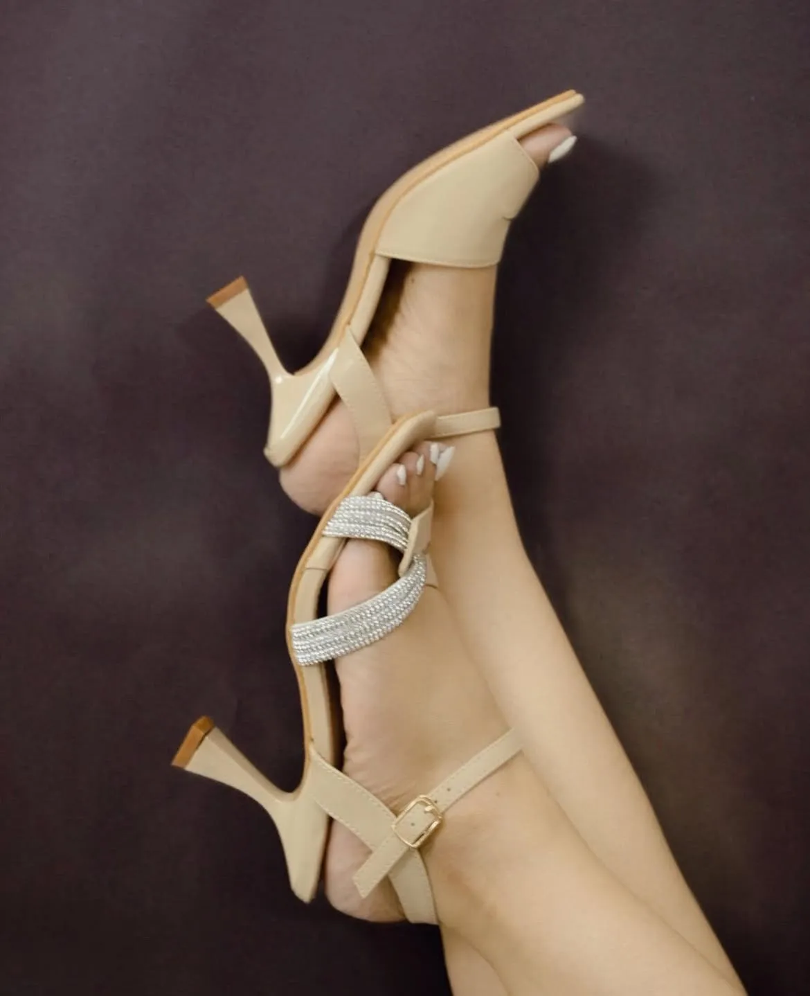 Nector Pencil Heels Beige