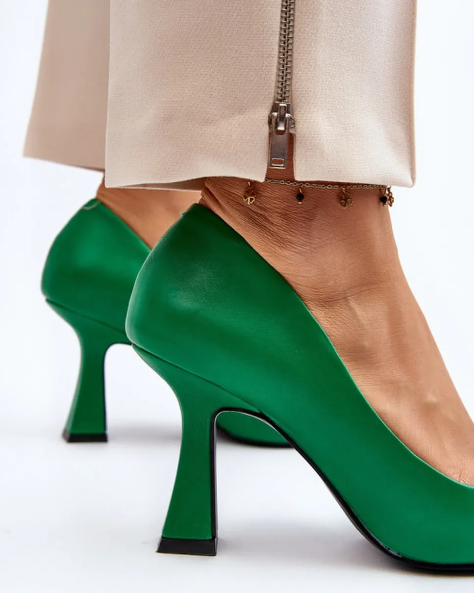 Eden pencil heel Green