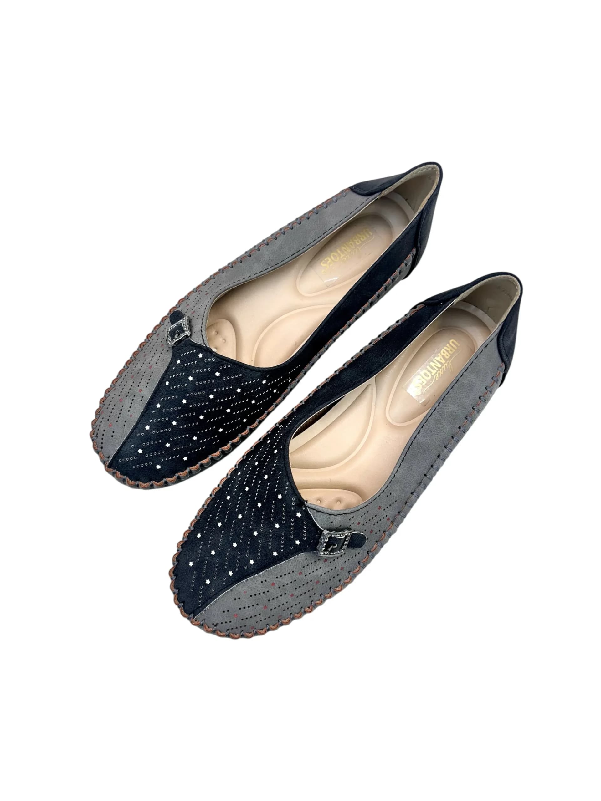 Urbantoes Soft Comfort Flat Ballerinas Black