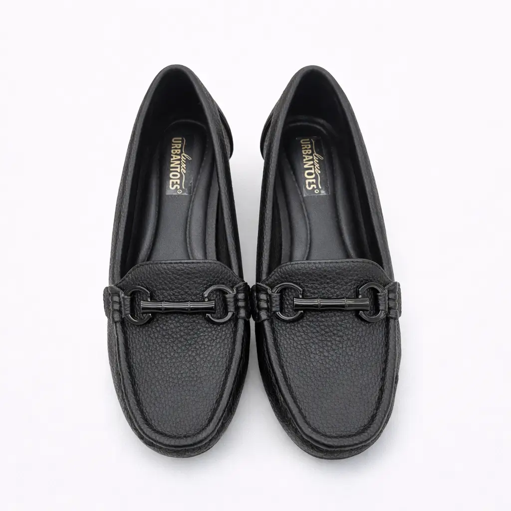Urbantoes Women Comfortable Black Wedge loafers