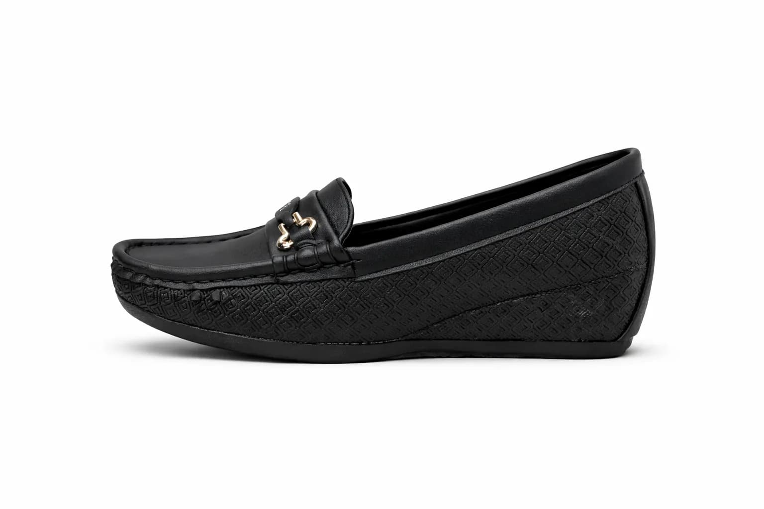 UrbanToes Women Black Comfort Walking Loafers
