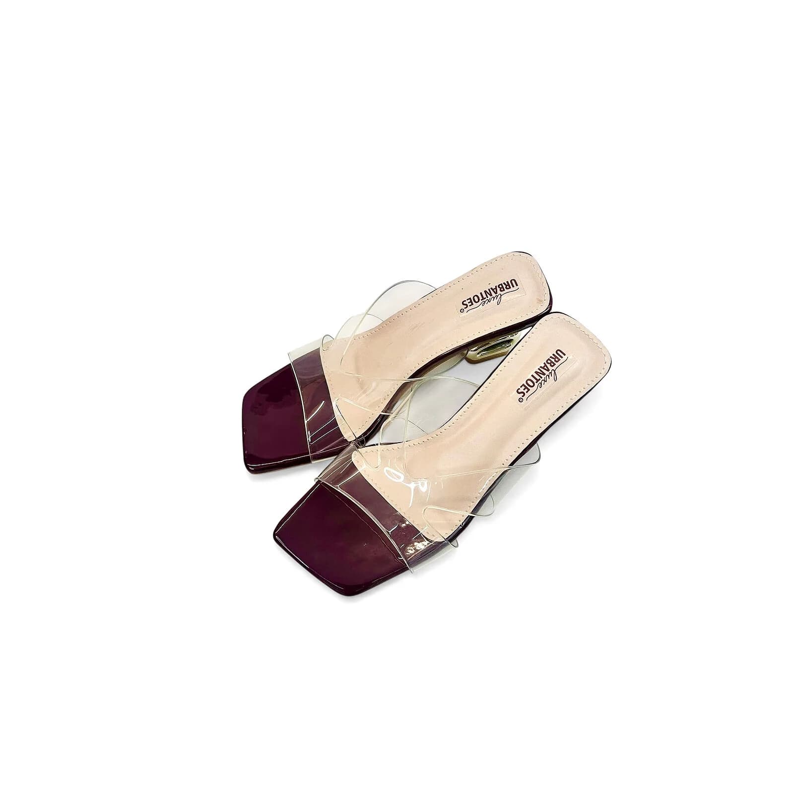 Transparent Cherry Strap Designer Heels Sandals for Women – Urbantoes India