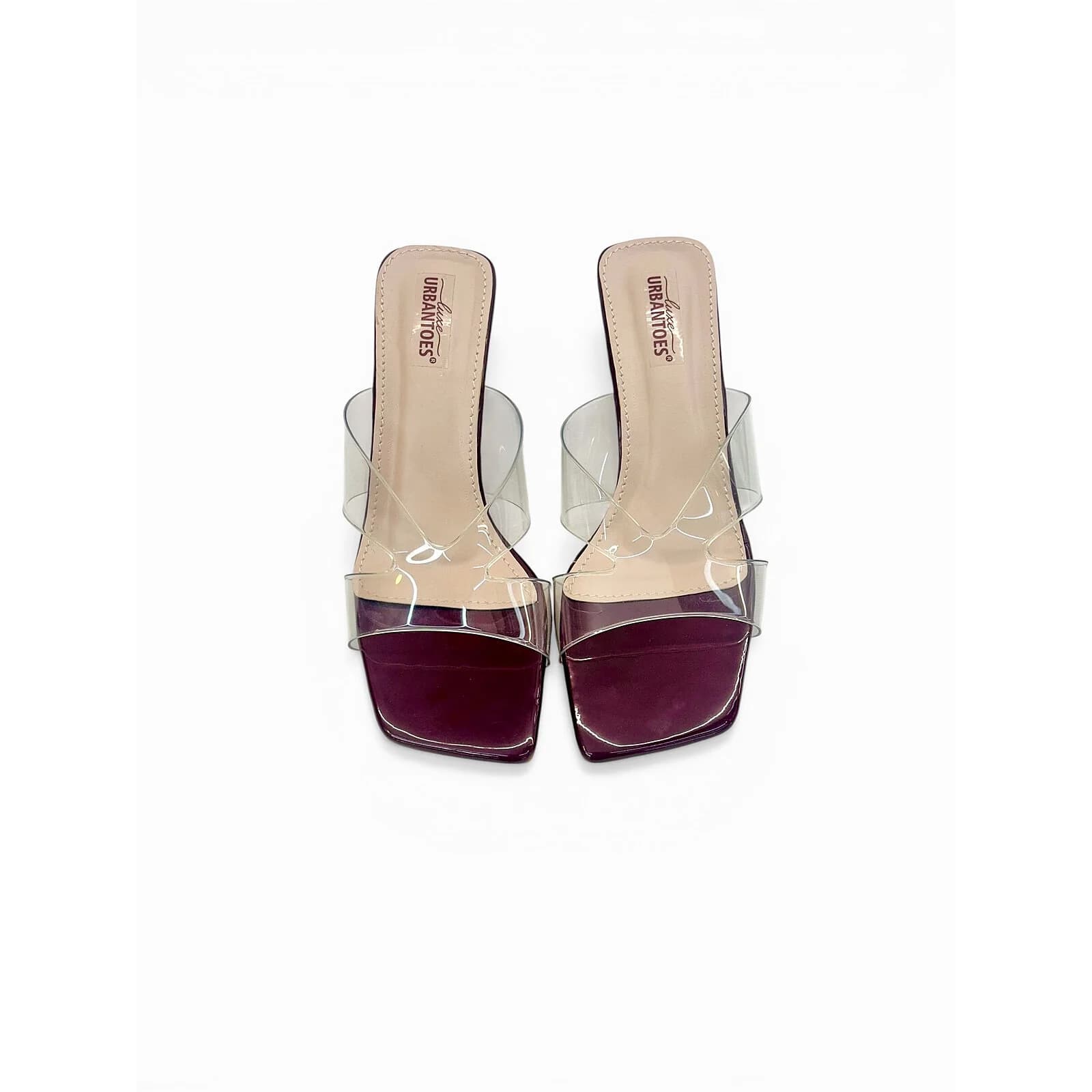 Transparent Cherry Strap Designer Heels Sandals for Women – Urbantoes India