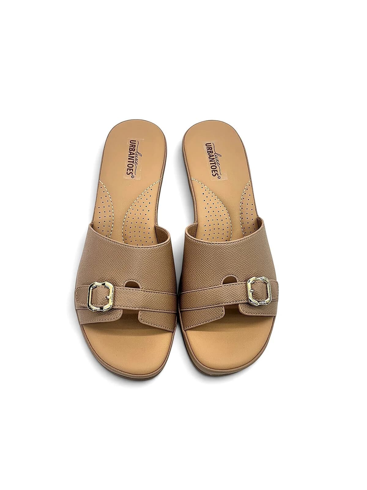 Brown Wedge Sandals for Women Daily Wear | UrbanToes