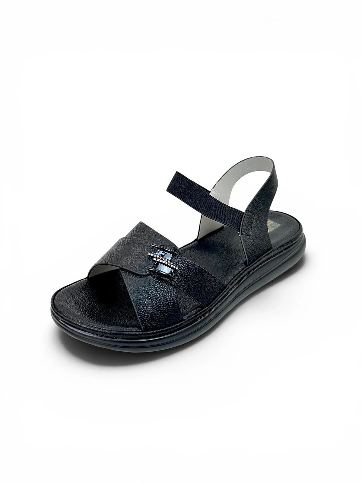 Black Comfort Sandals for Women Daily Wear | UrbanToes