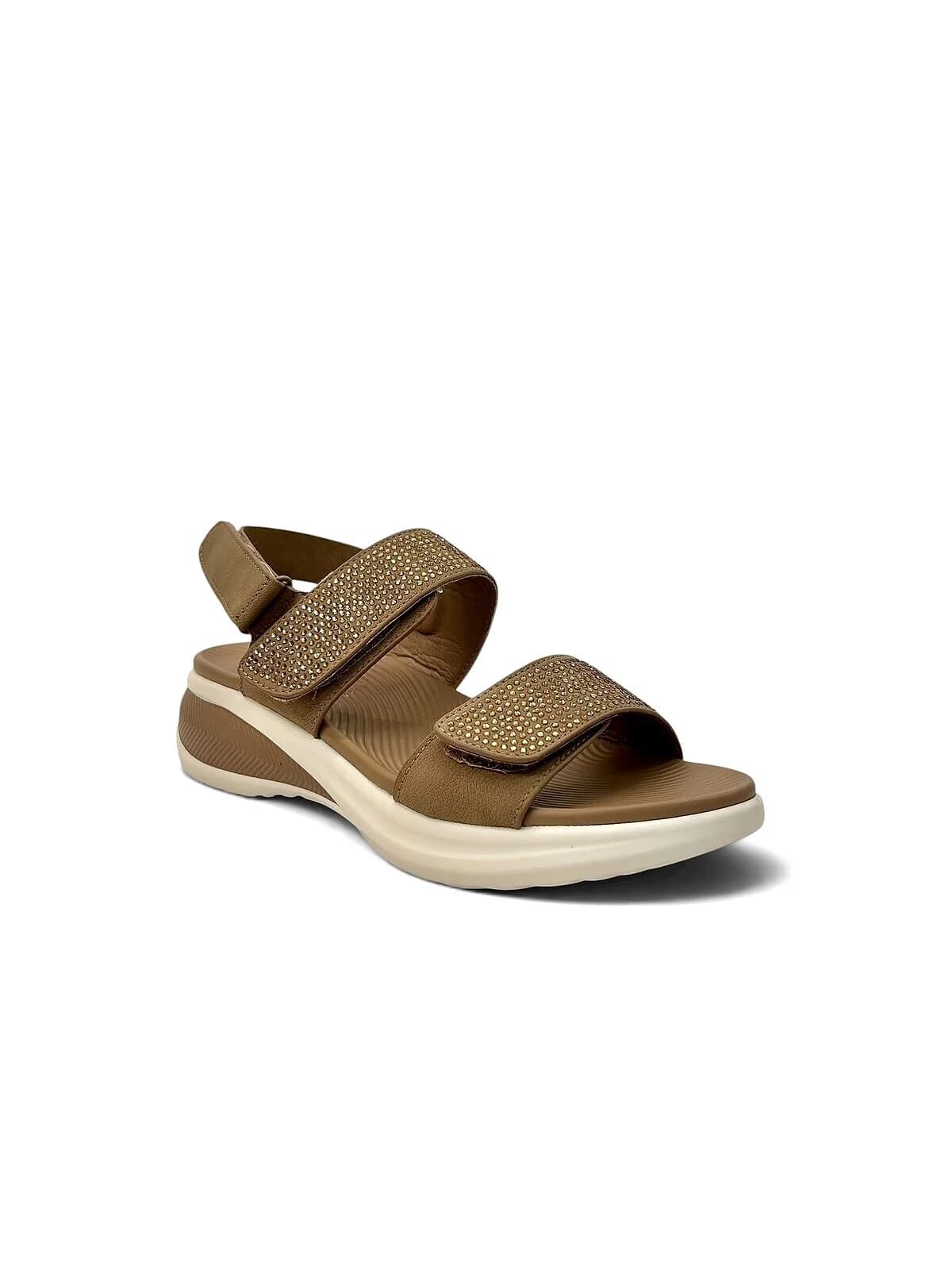 Brown Comfort Sandals for Women with Adjustable Straps | UrbanToes